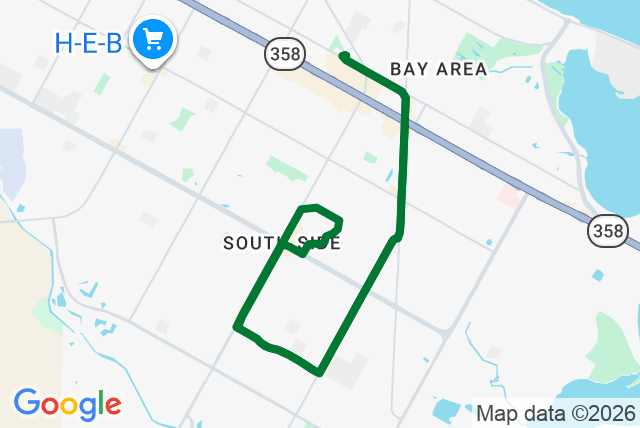 Map of route 26 Airline/Lipes