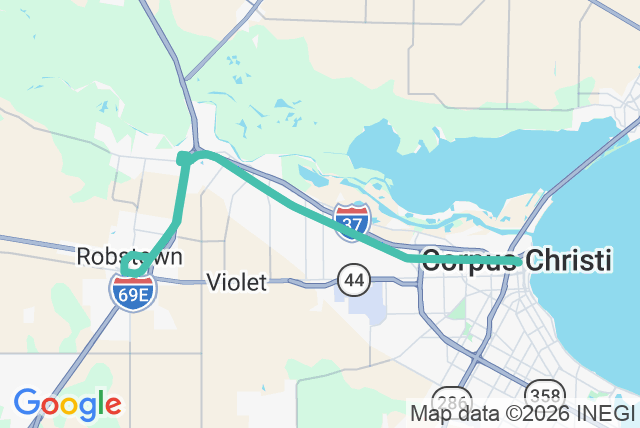 Map of route 27 Leopard