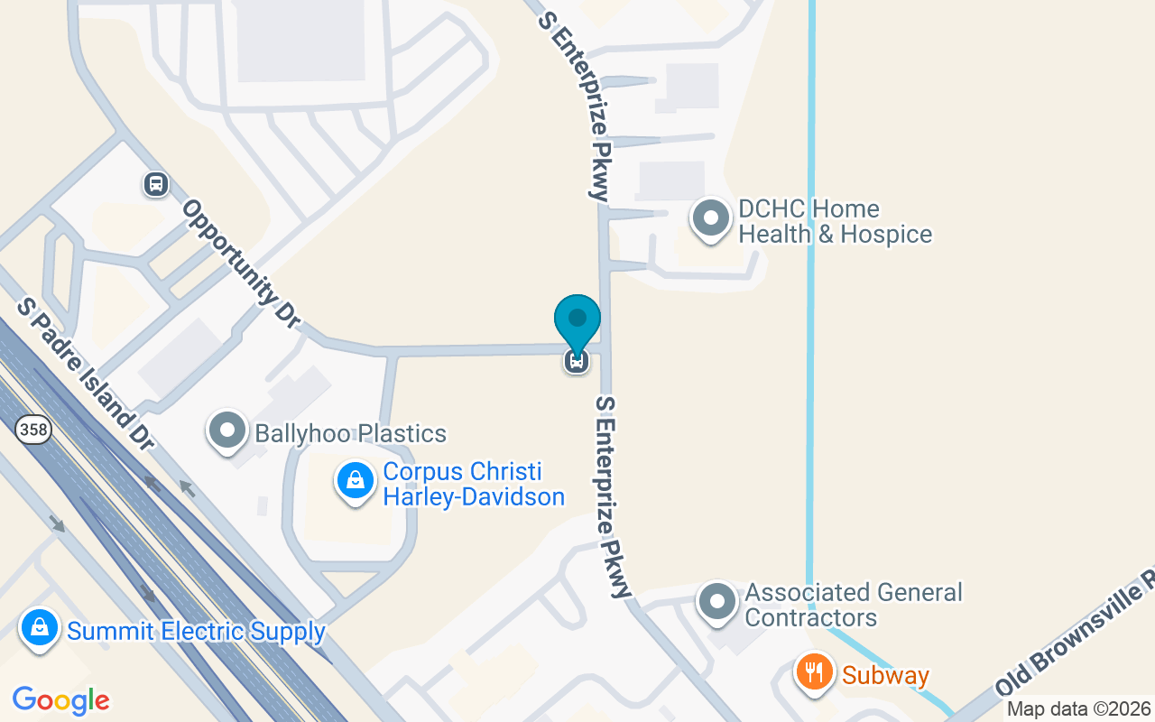 Map showing the location of Opportunity @ Enterprize