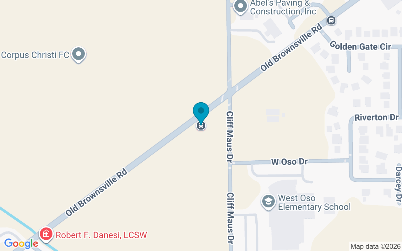 Map showing the location of Old Brownsville @ Cliff Maus