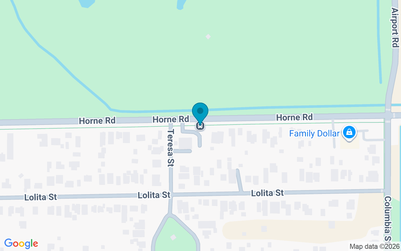 Map showing the location of Horne @ Teresa