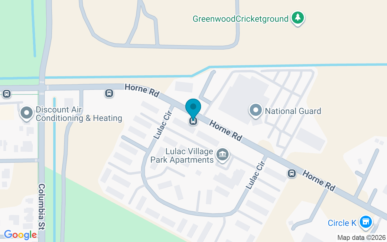 Map showing the location of Horne @ Lulac #1