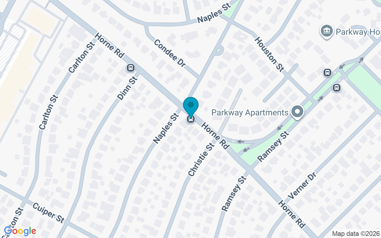 Map showing the location of Horne @ Naples