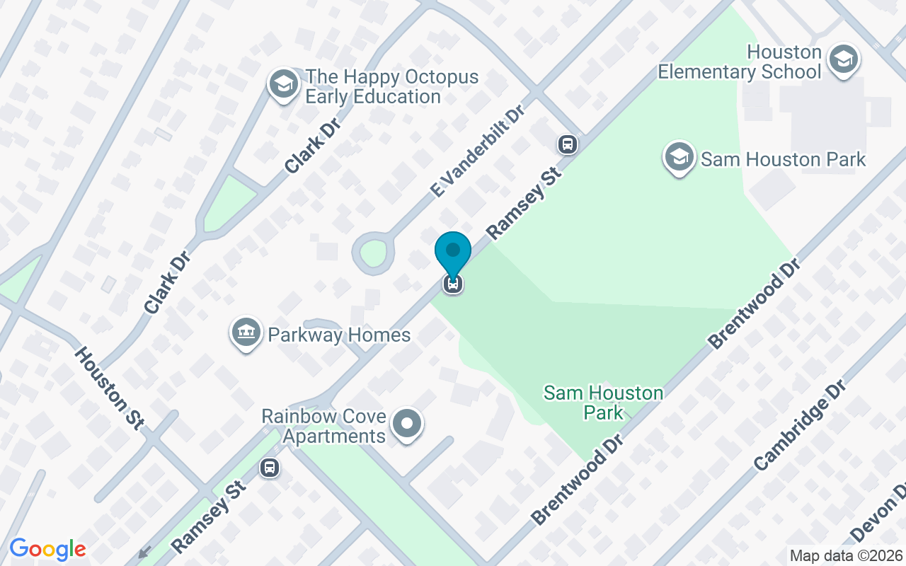 Map showing the location of 3902 Ramsey