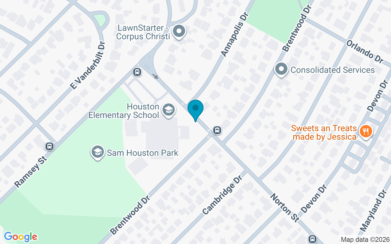 Map showing the location of Norton @ Houston