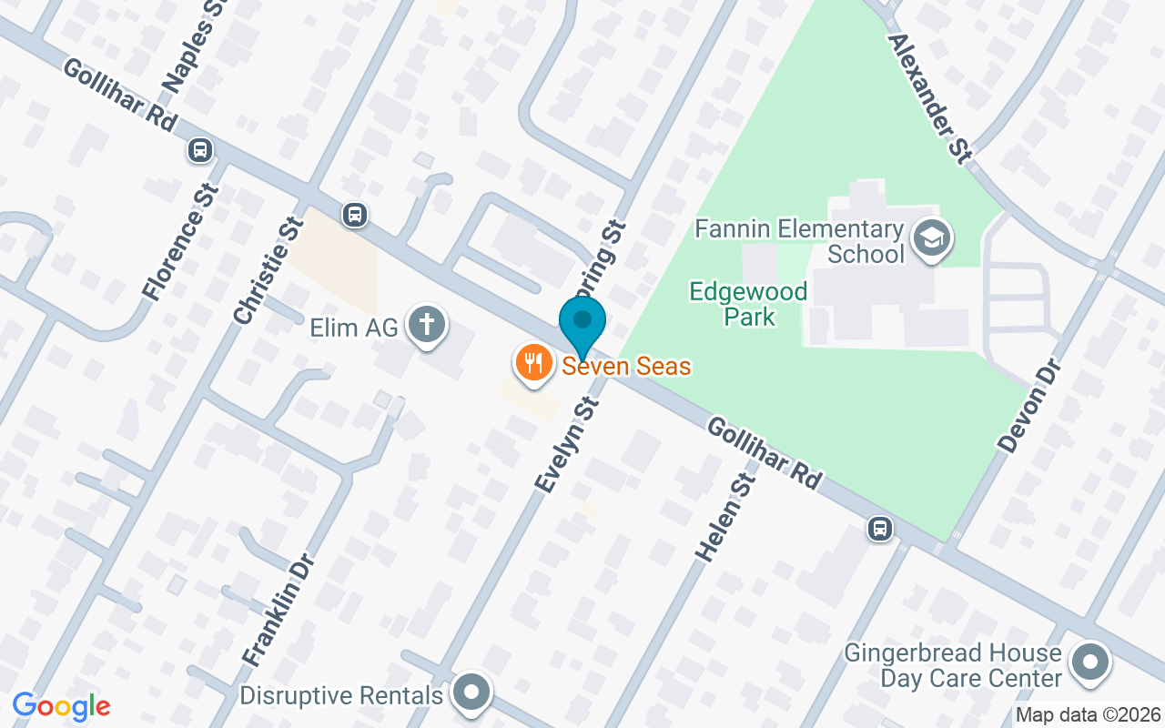 Map showing the location of Gollihar @ Evelyn