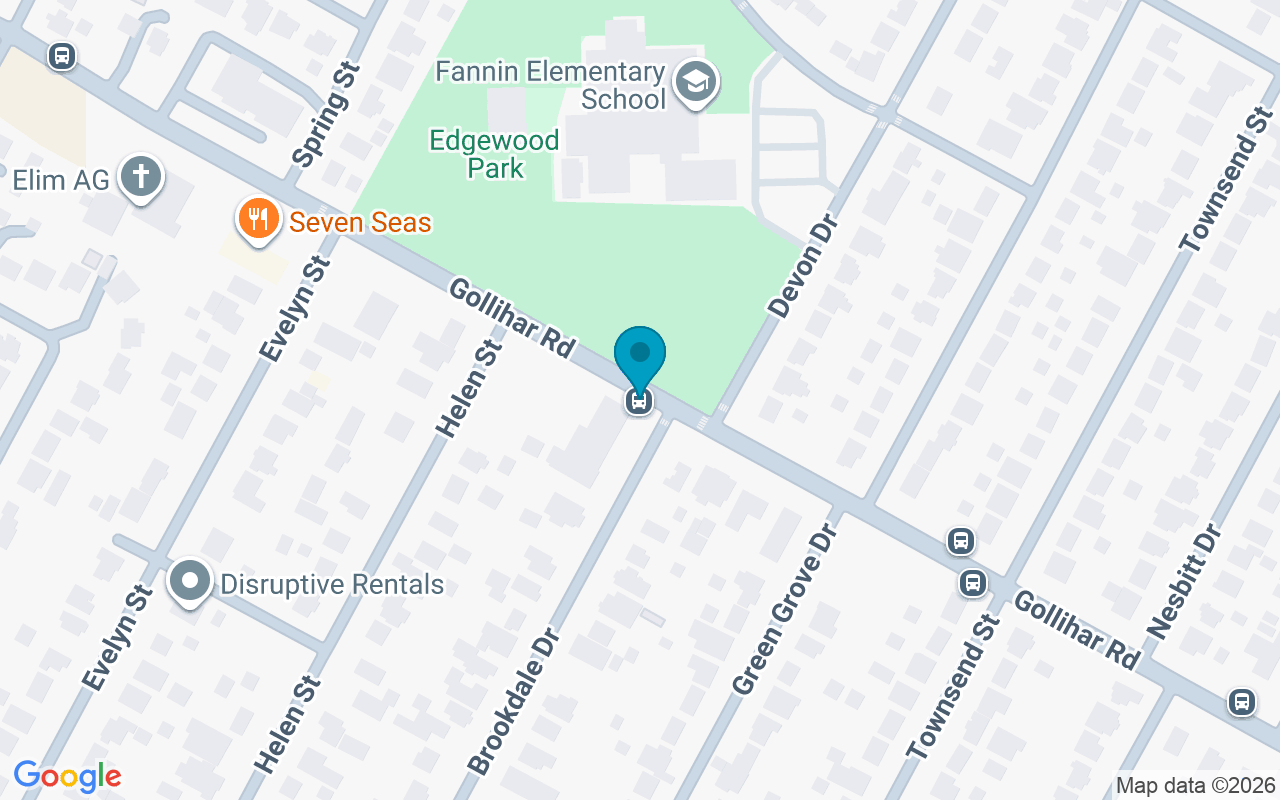 Map showing the location of Gollihar @ Brookdale