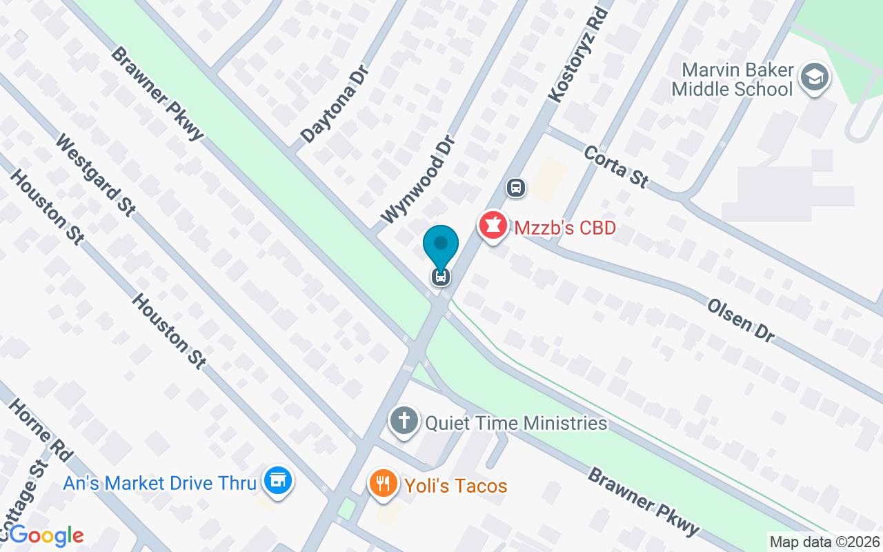 Map showing the location of Kostoryz @ Brawner