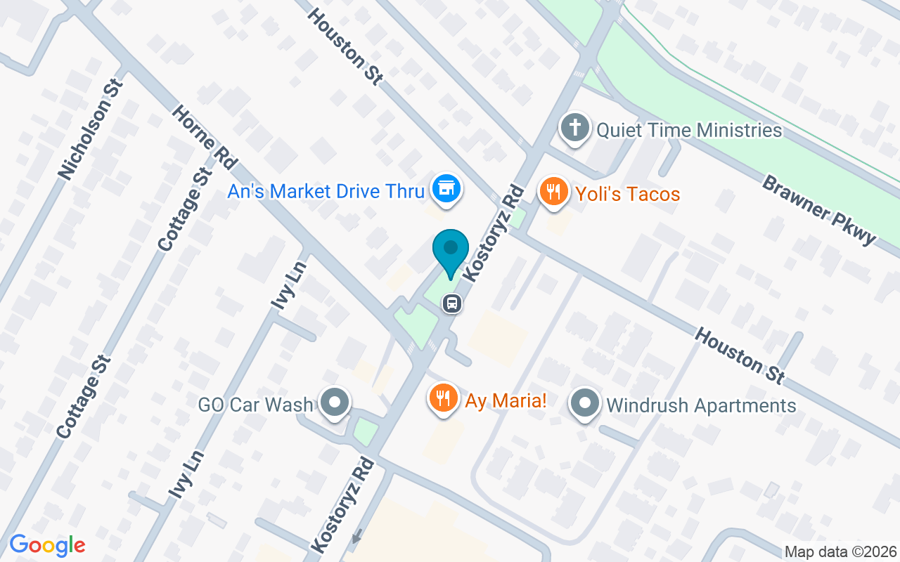 Map showing the location of Kostoryz @ Horne