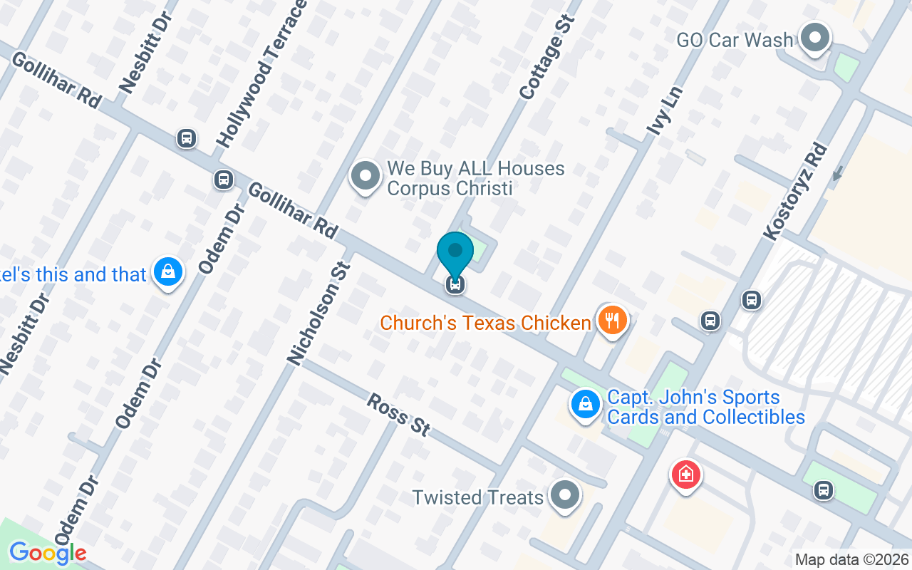 Map showing the location of Gollihar @ Cottage