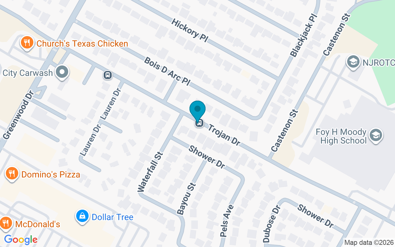 Map showing the location of Trojan @ Waterfall