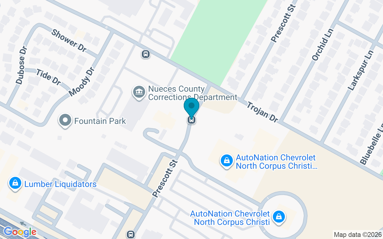 Map showing the location of Prescott @ Trojan