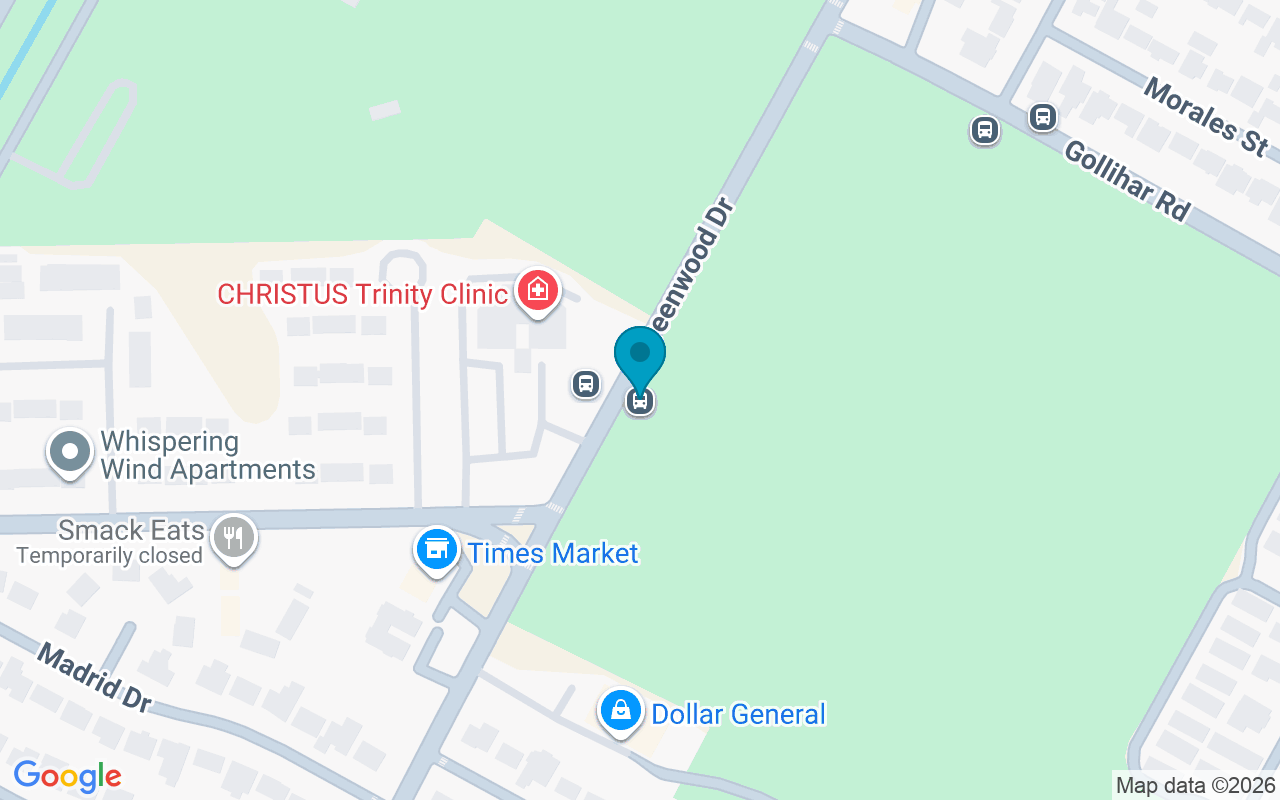 Map showing the location of Greenwood @ Westpoint