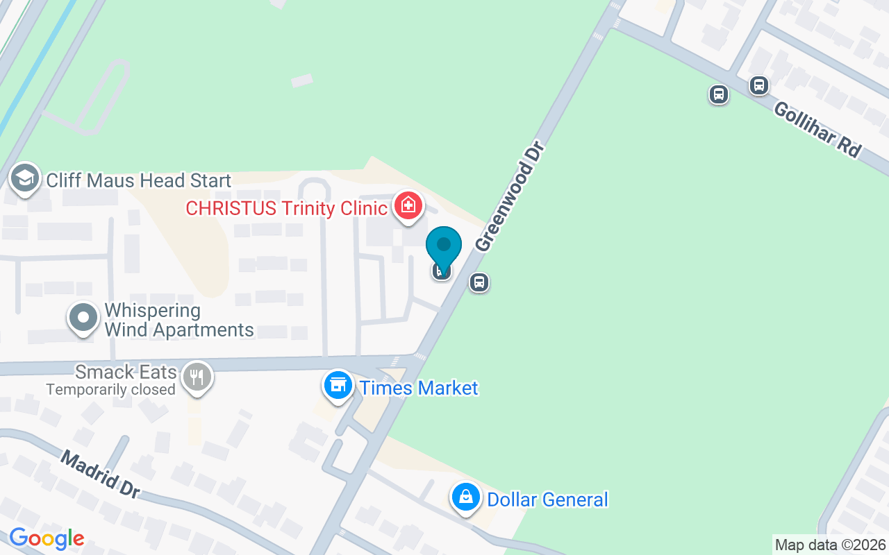 Map showing the location of Greenwood @ Westpoint
