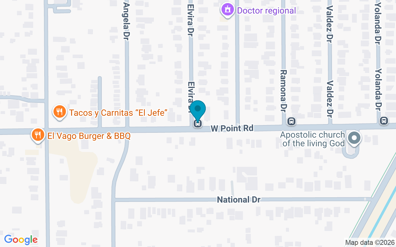 Map showing the location of West Point @ Elvira