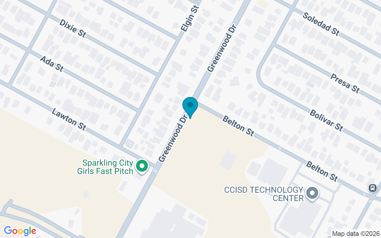 Map showing the location of Greenwood @ Belton