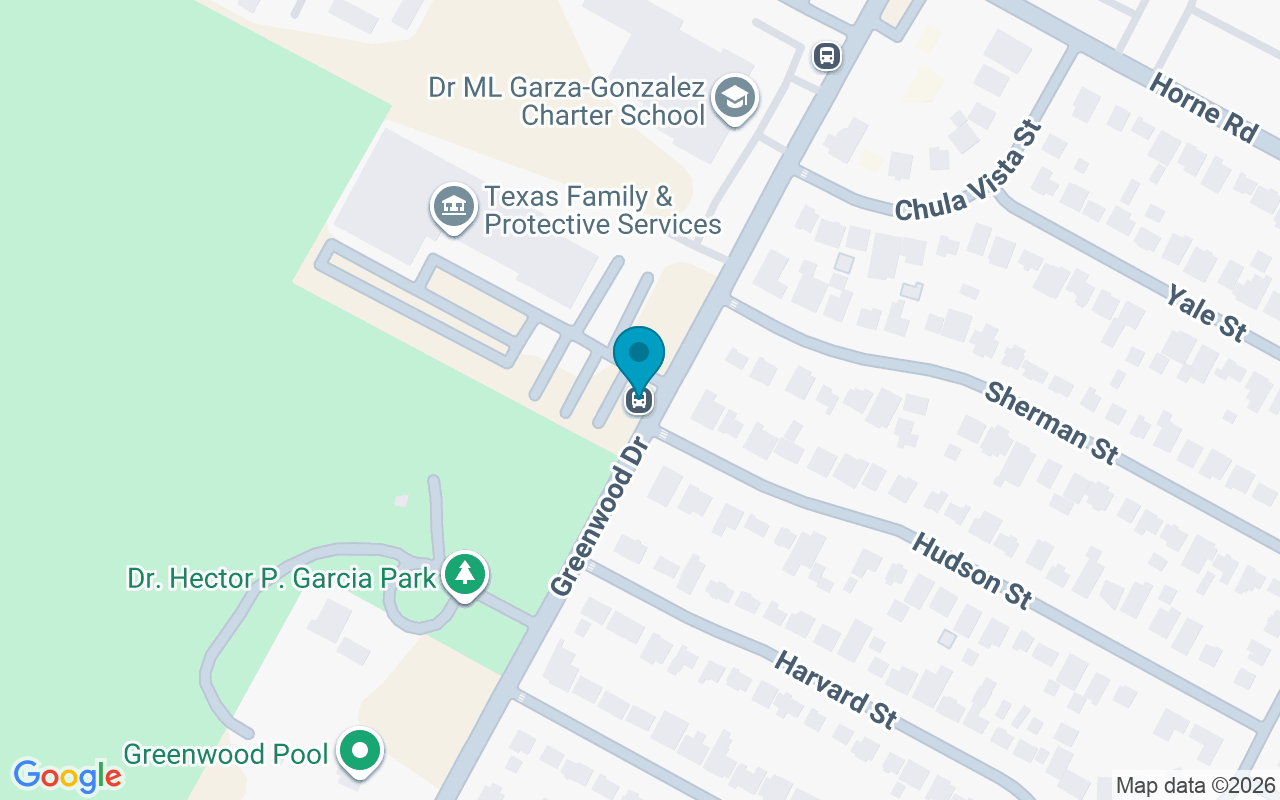 Map showing the location of Greenwood @ Hudson