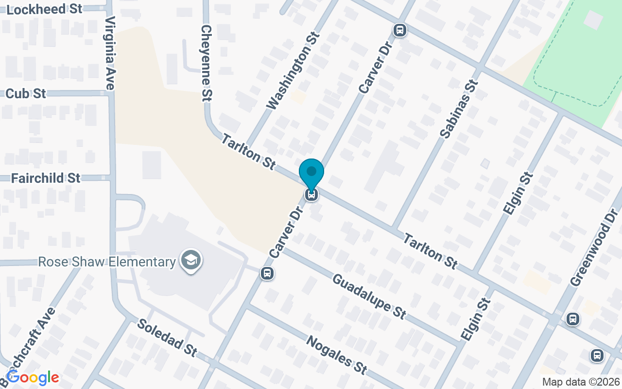 Map showing the location of Carver @ Tarlton