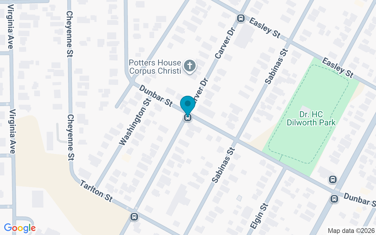 Map showing the location of Carver @ Dunbar