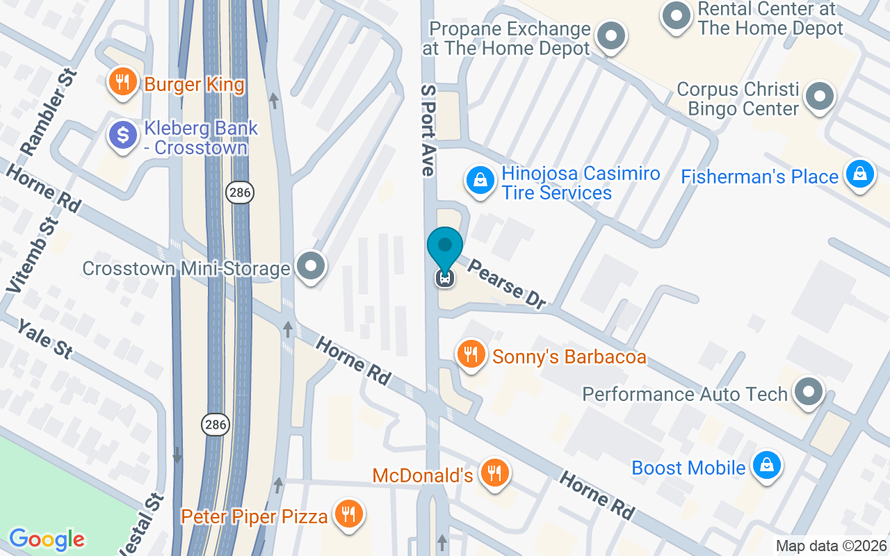 Map showing the location of Port @ Pearse