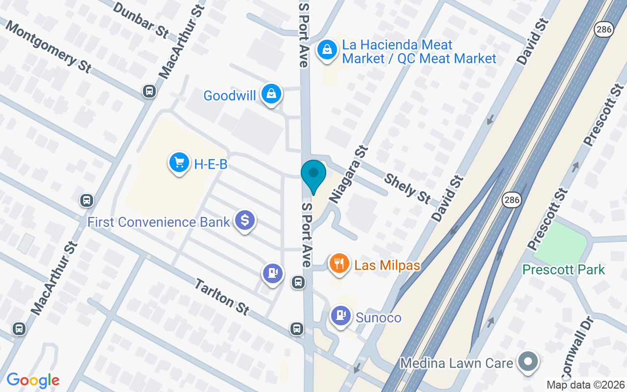 Map showing the location of Port @ Tarlton
