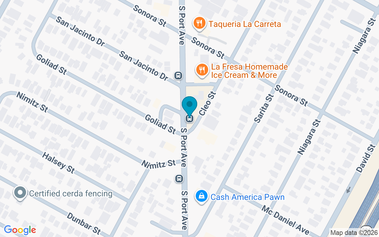Map showing the location of Port @ Cleo