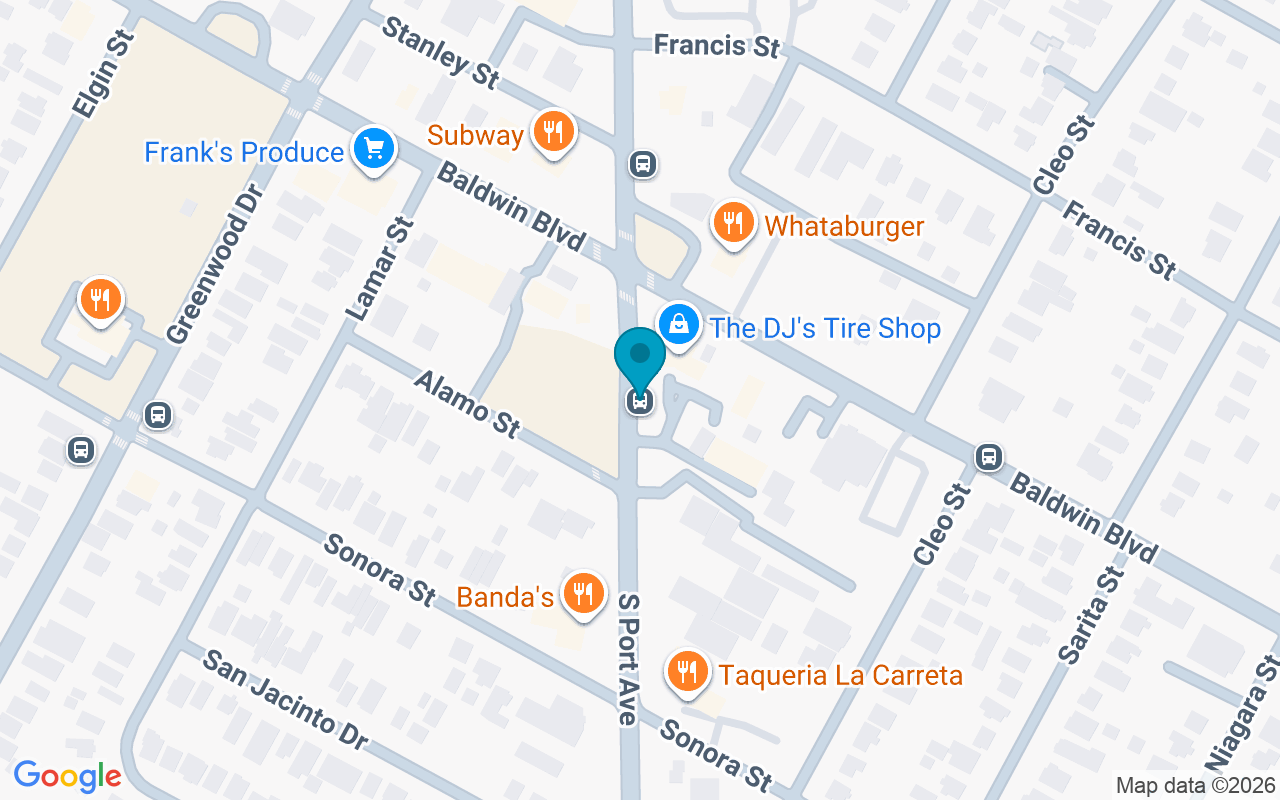 Map showing the location of Port @ Baldwin
