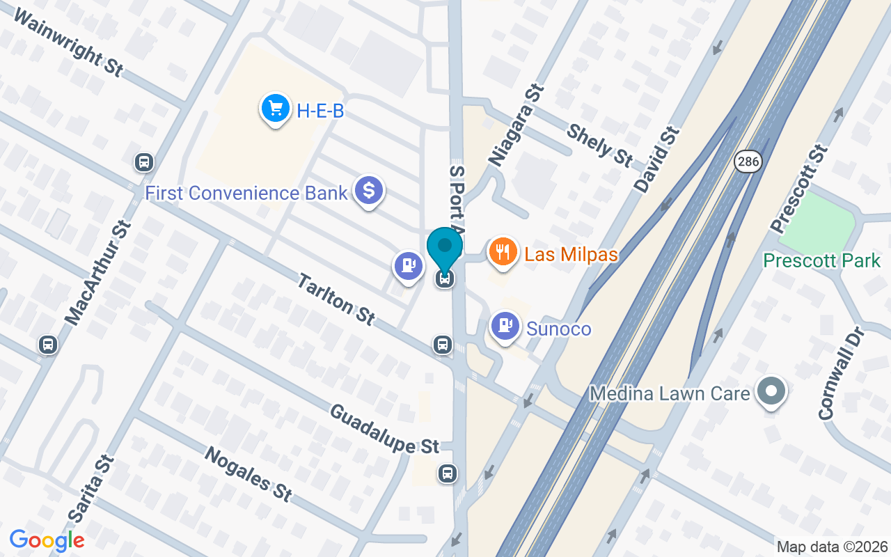Map showing the location of Port @ Tarlton