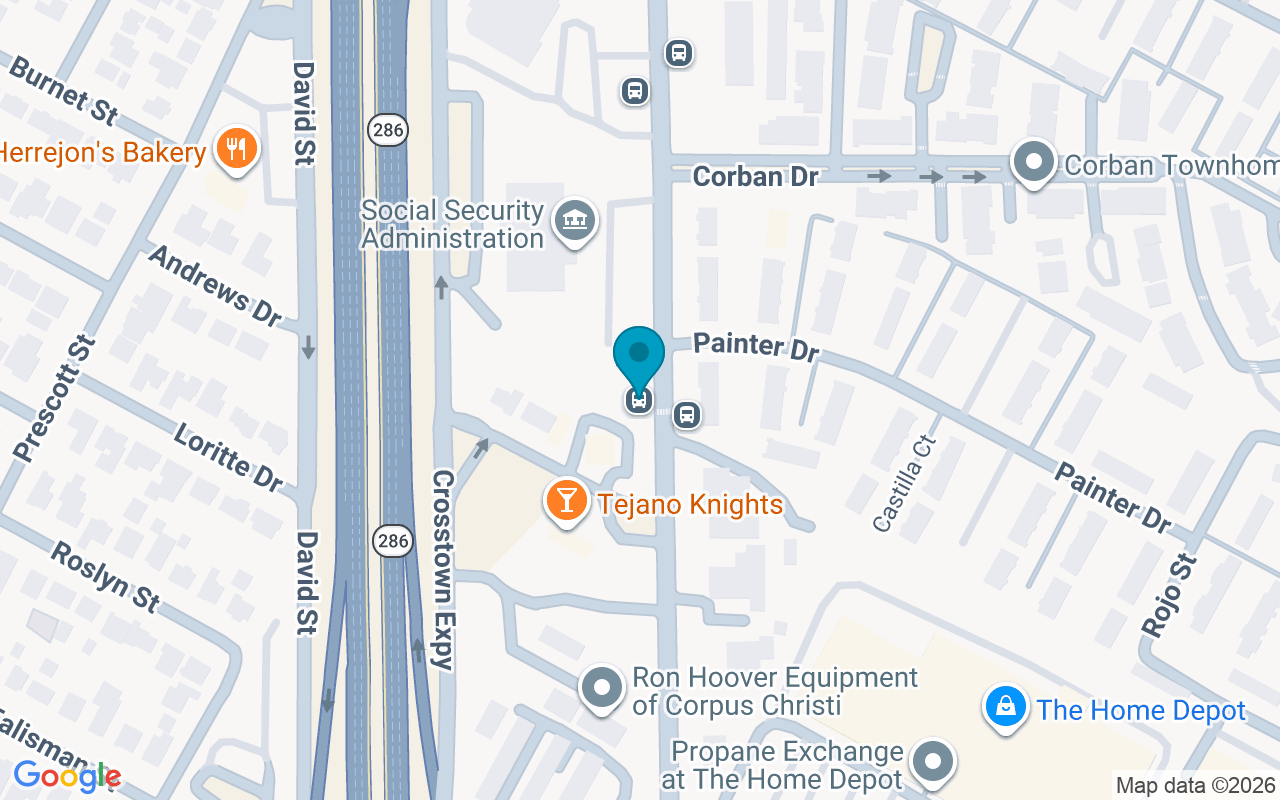 Map showing the location of Port @ Painter