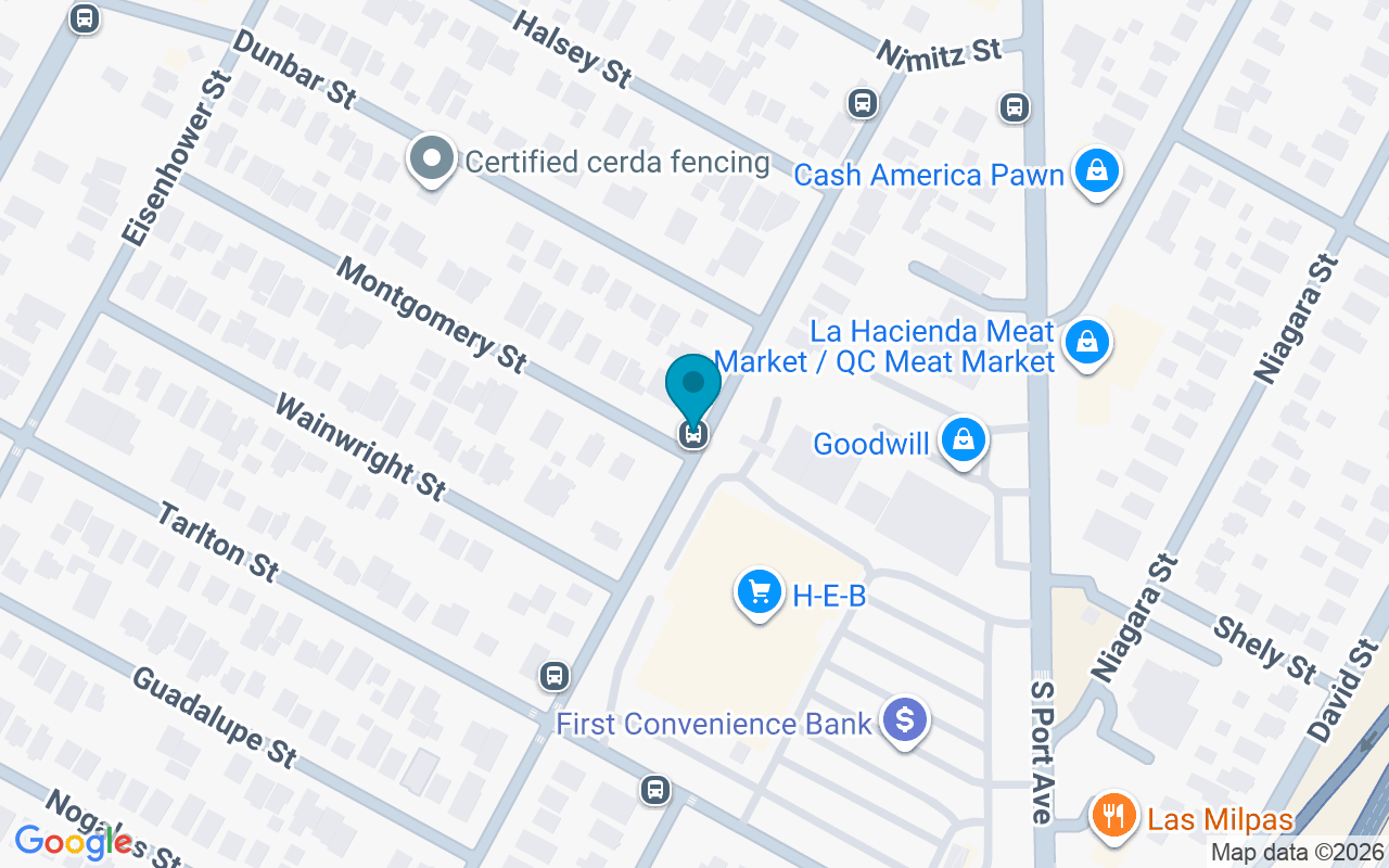 Map showing the location of McArthur @ Montgomery
