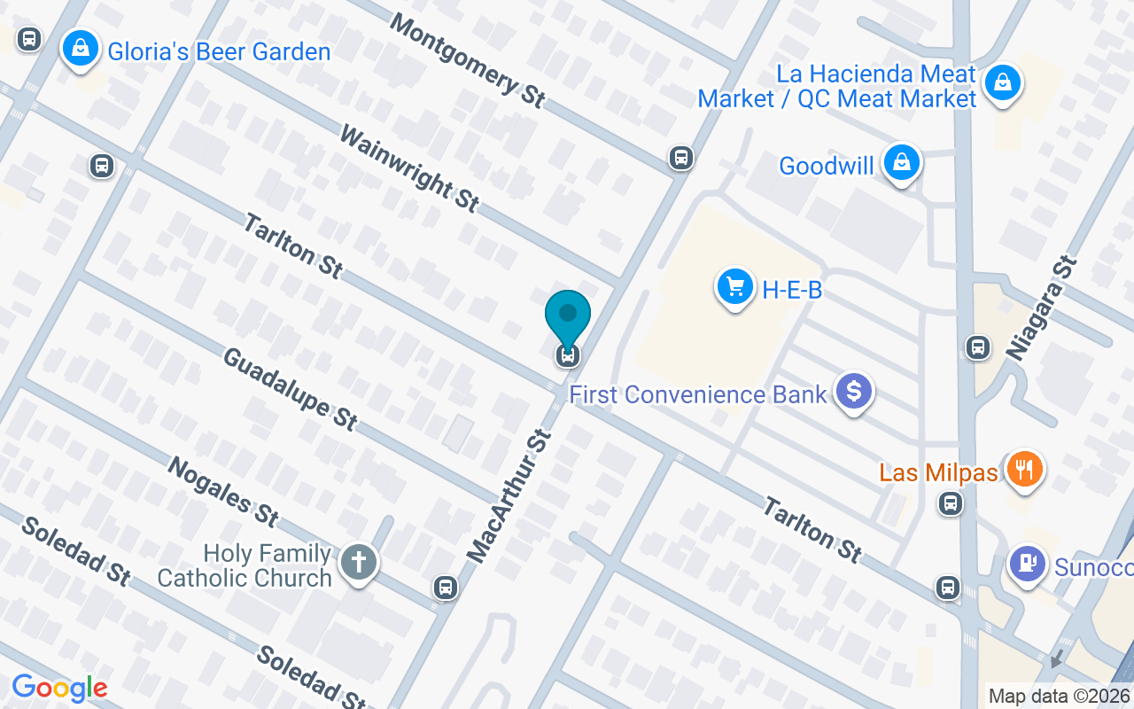 Map showing the location of McArthur @ Tarlton