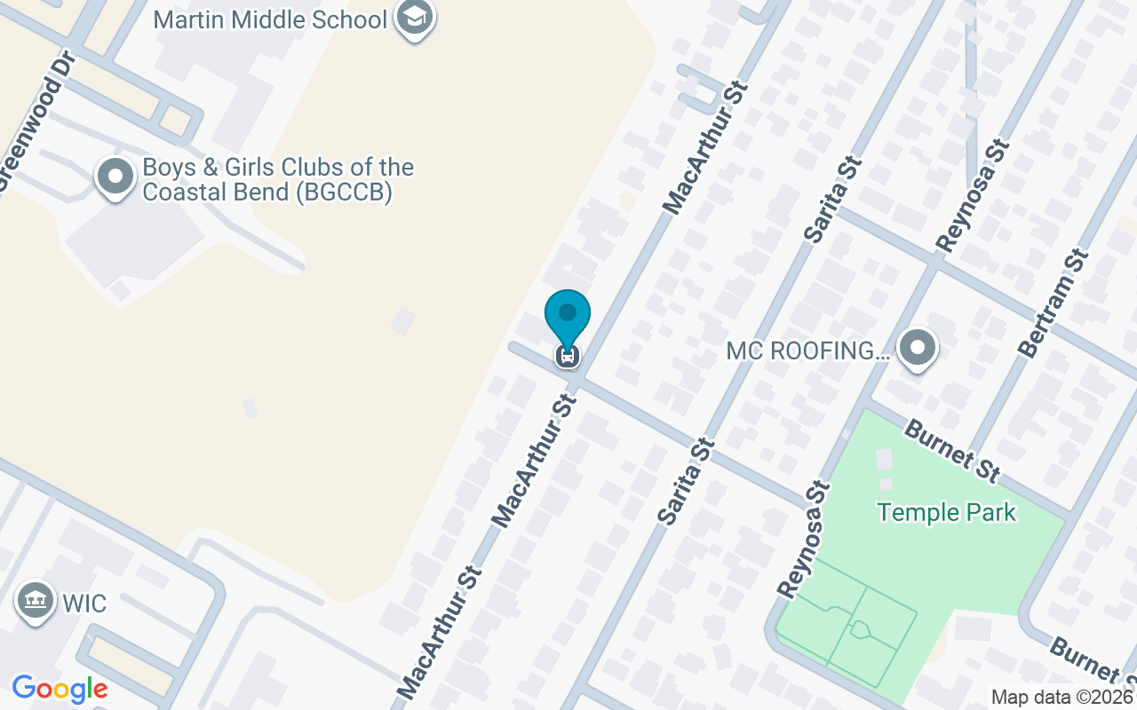 Map showing the location of McArthur @ Burnett