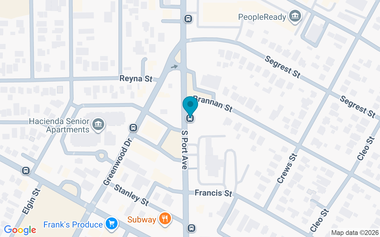 Map showing the location of Port @ Brannan