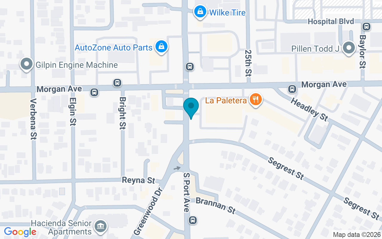 Map showing the location of Morgan @ Port
