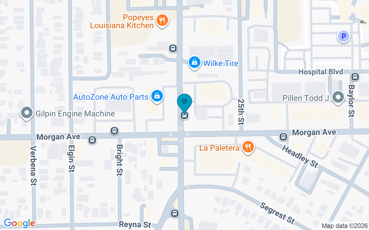 Map showing the location of Morgan @ Port