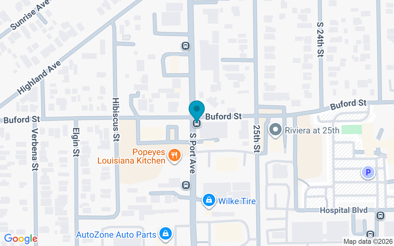 Map showing the location of Port @ Buford