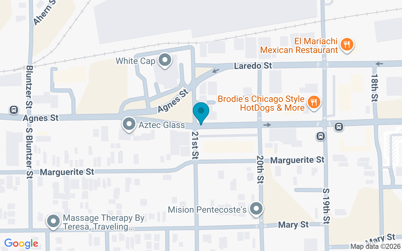 Map showing the location of Agnes @ 21st