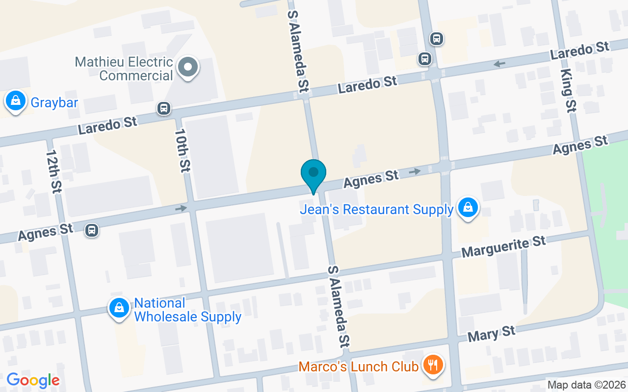 Map showing the location of Agnes @ South Alameda