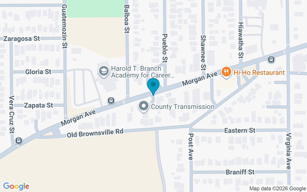 Map showing the location of Morgan @ Pueblo
