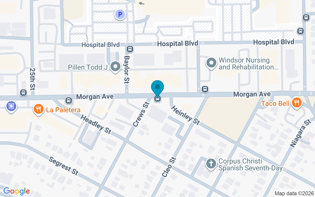 Map showing the location of Morgan @ Heinley