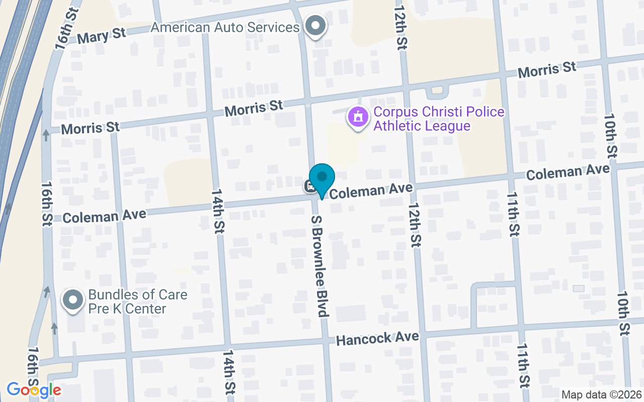 Map showing the location of Brownlee @ Coleman