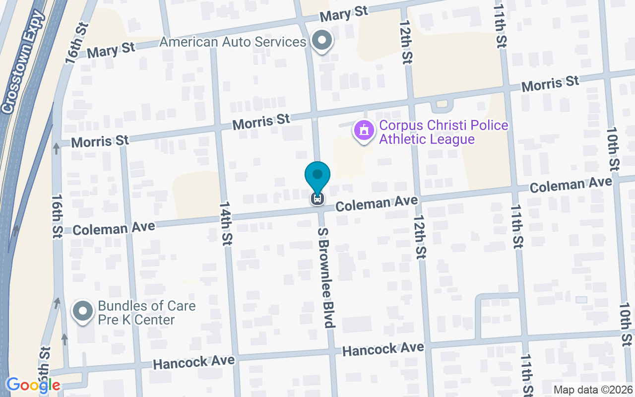 Map showing the location of Brownlee @ Coleman