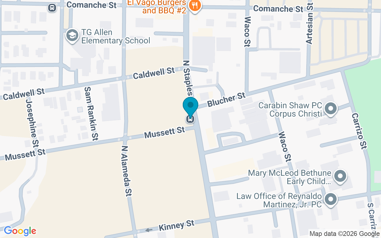 Map showing the location of Staples @ Mussett