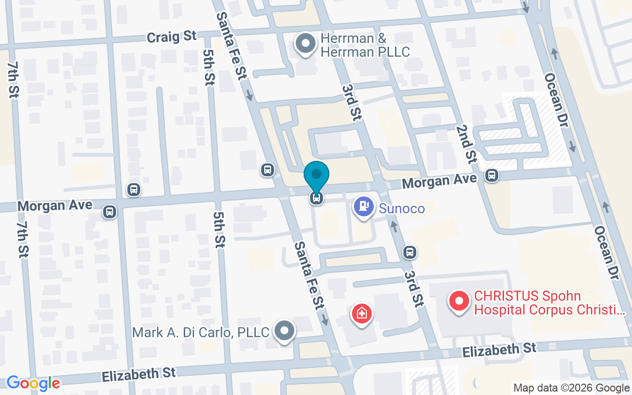 Map showing the location of Morgan @ Santa Fe