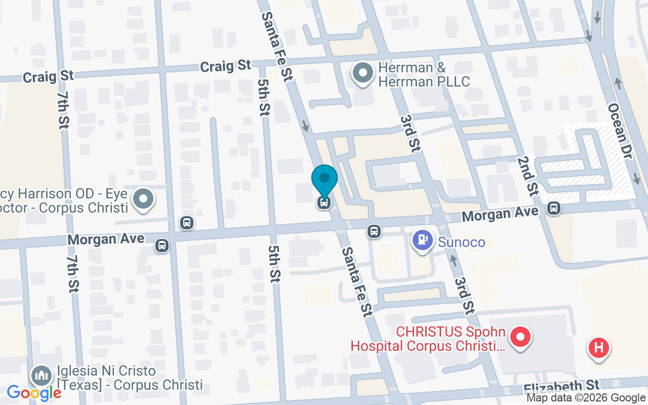 Map showing the location of Santa Fe @ Morgan