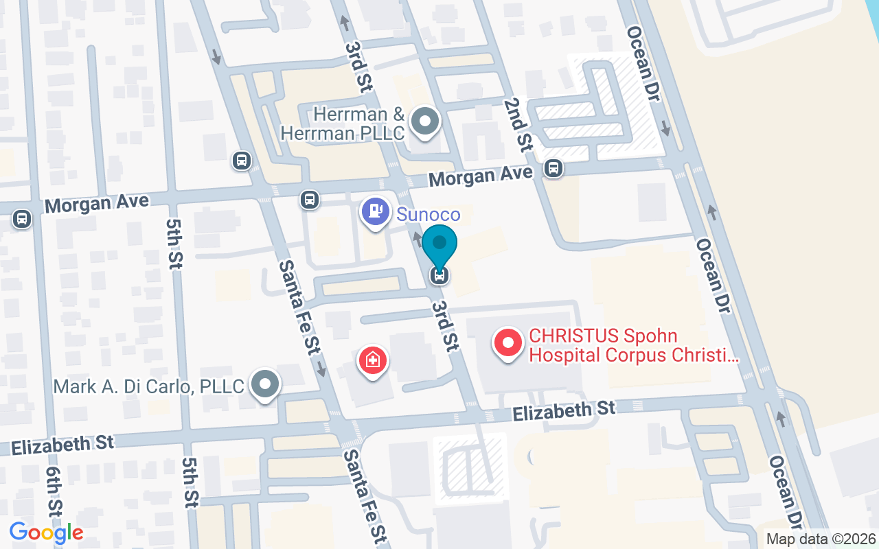 Map showing the location of 3rd @ Elizabeth