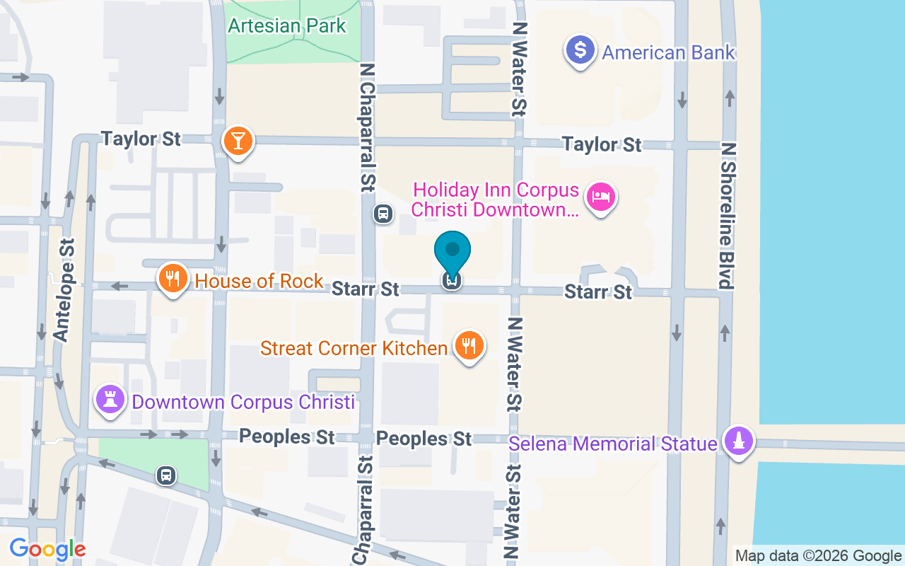 Map showing the location of Starr @ Chaparral