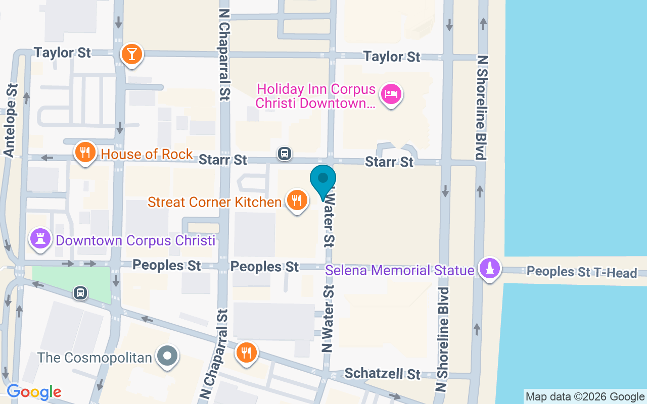 Map showing the location of Water @ Peoples