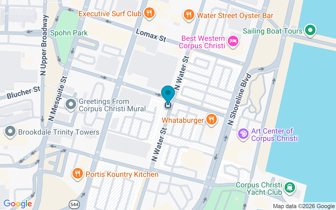 Map showing the location of Water @ Sartain