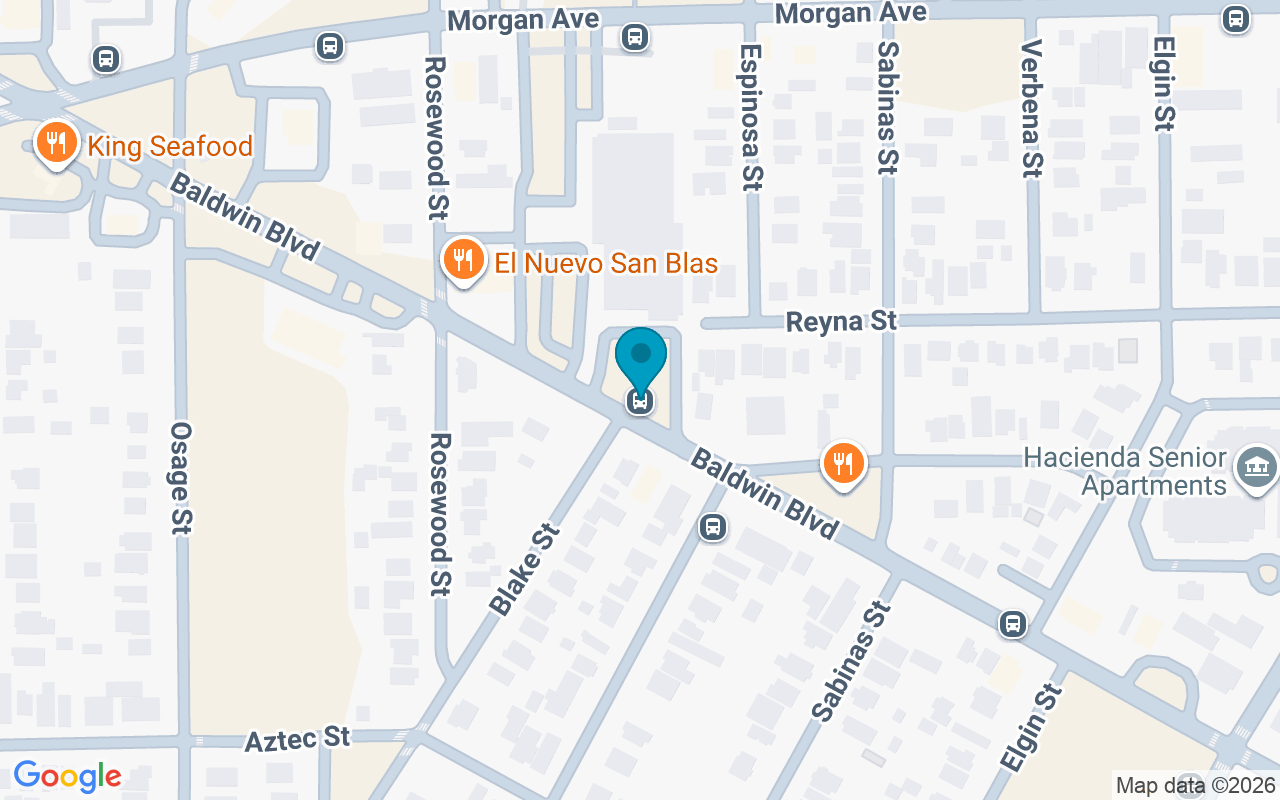 Map showing the location of Baldwin @ Blake